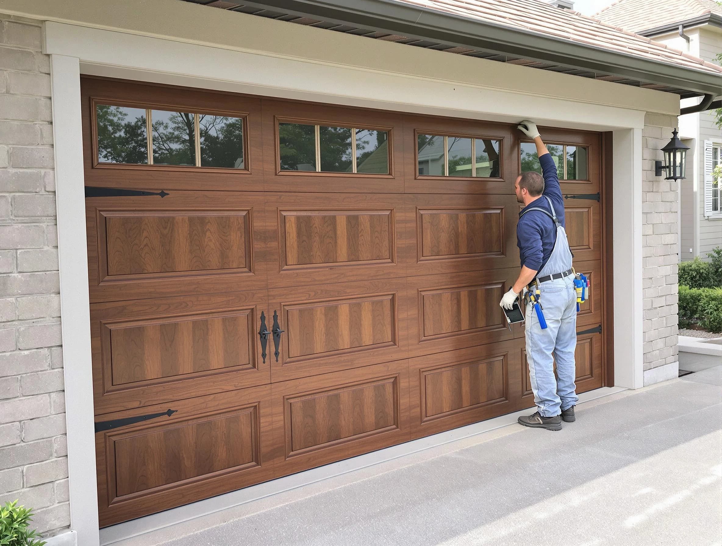 Custom garage door showcase by Heber Garage Door Repair in Heber