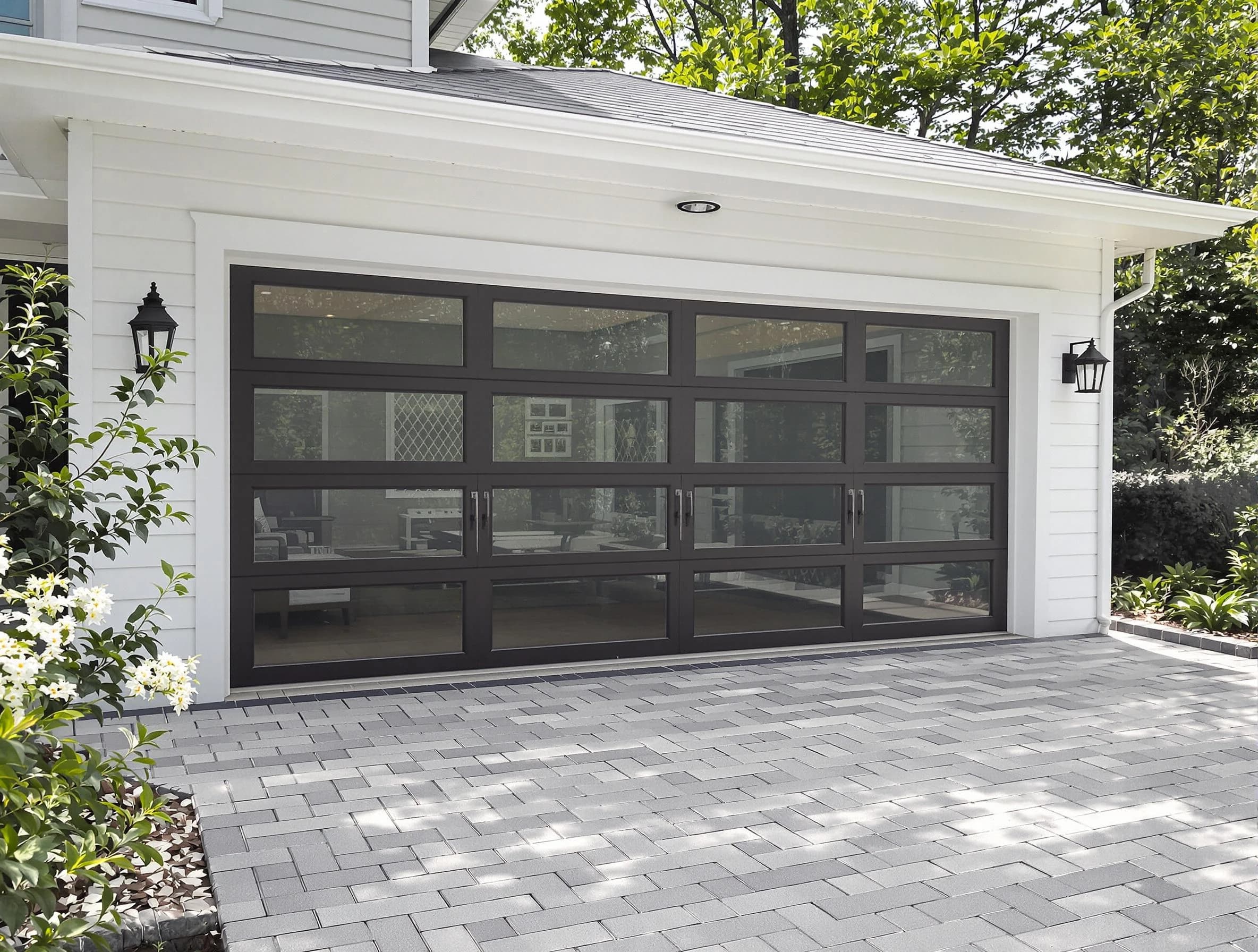 Heber Garage Door Repair design specialist presenting custom garage door options to Heber homeowner