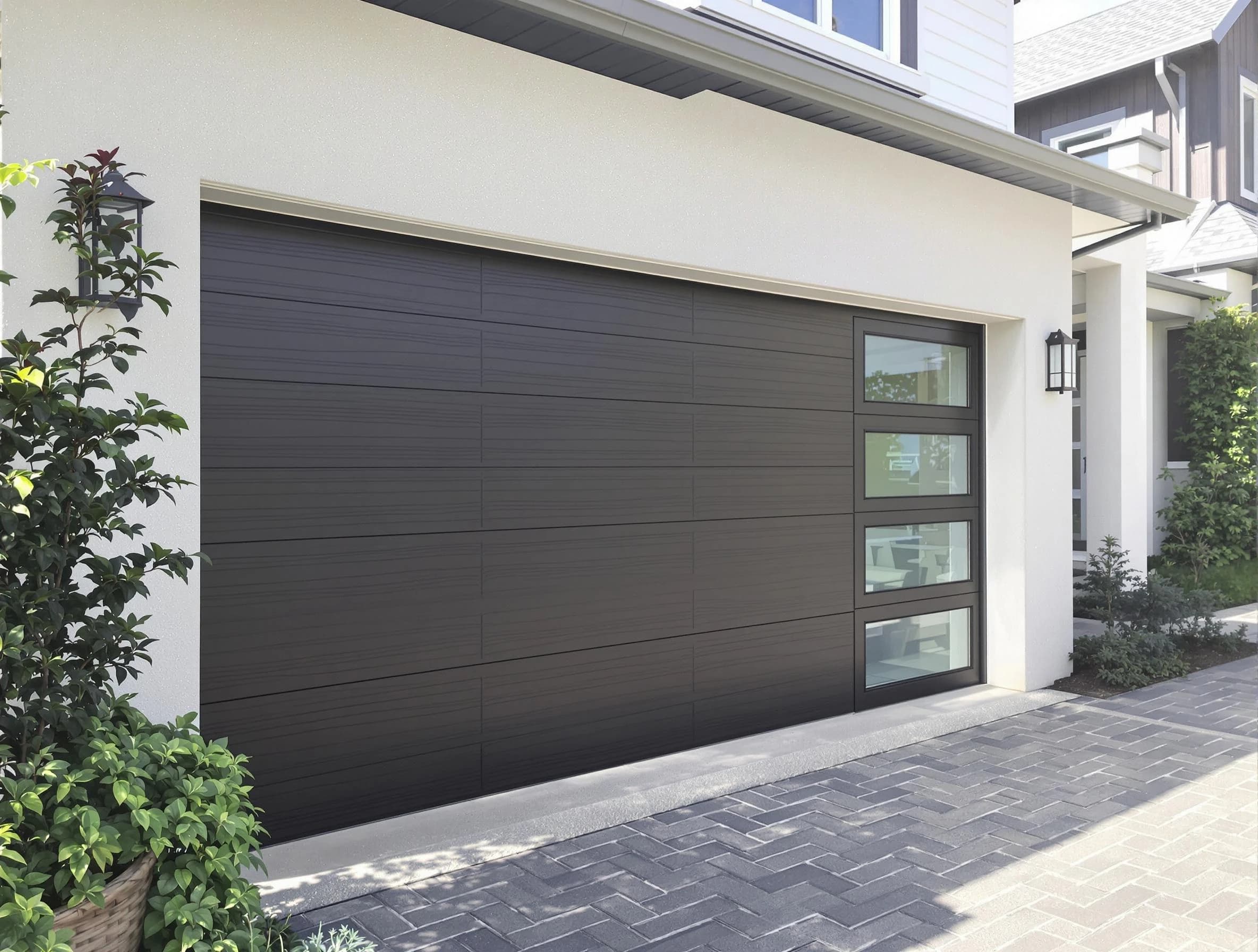 Custom garage door installation by Heber Garage Door Repair in Heber