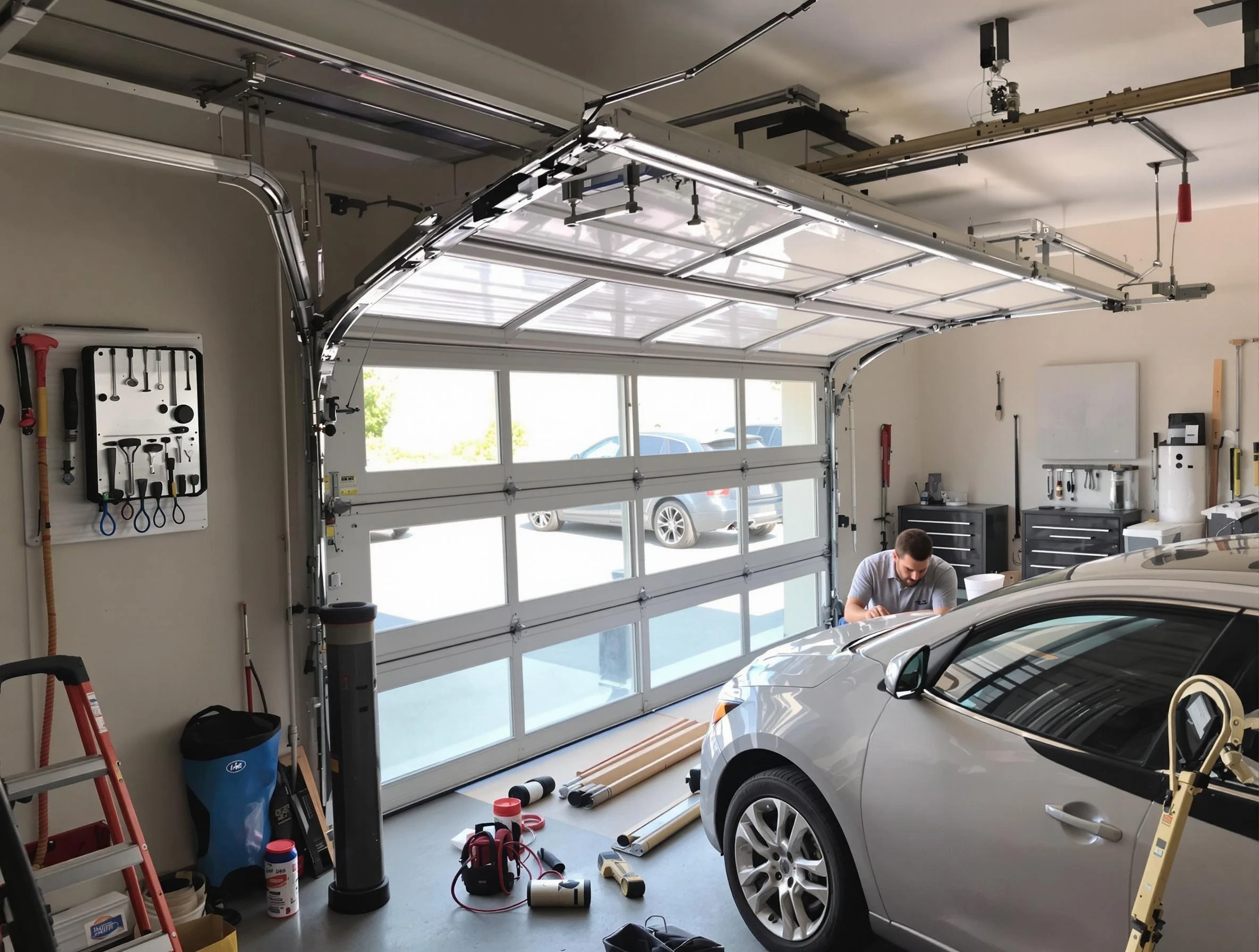 Garage door noise reduction service by Heber Garage Door Repair in Heber