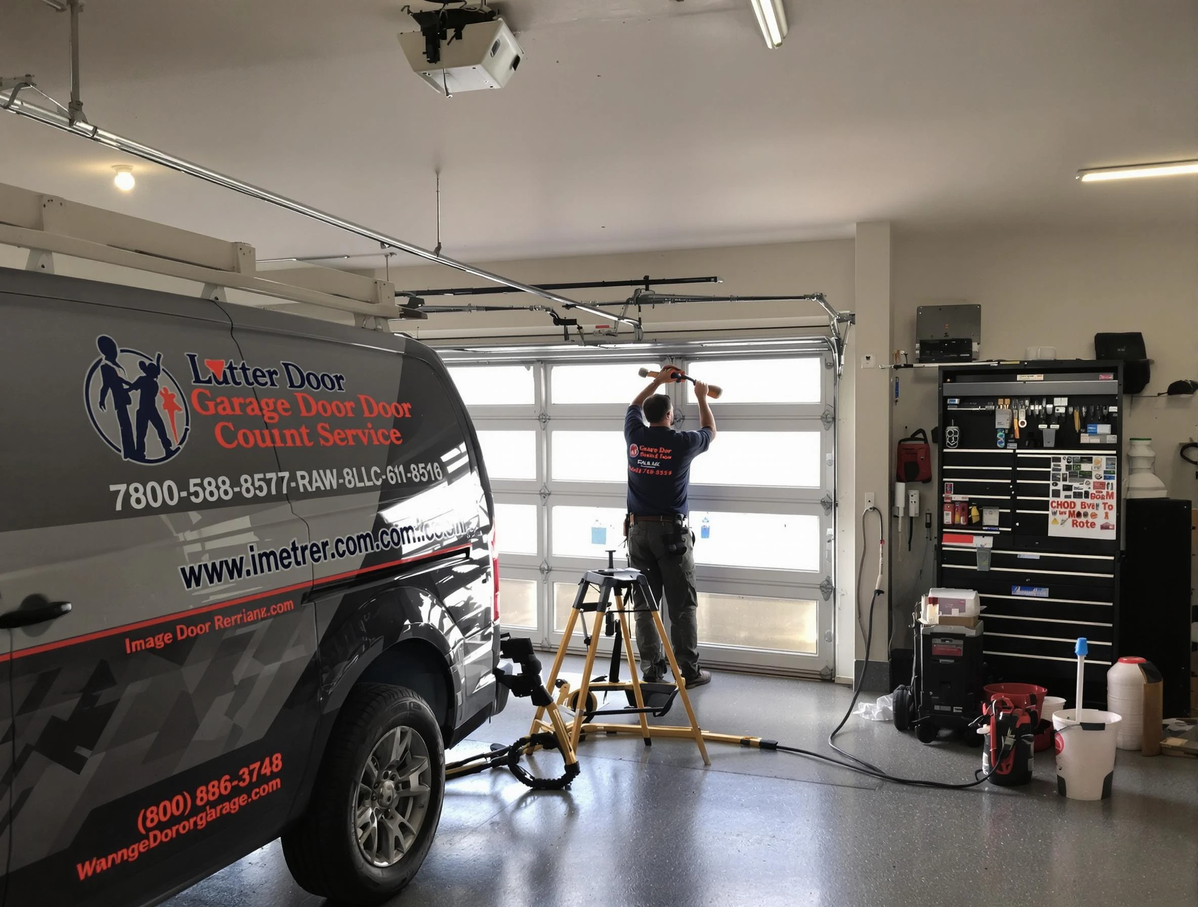 Heber Garage Door Repair rapid response team performing same-day repair in Heber